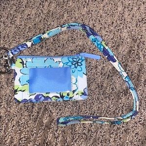 Vera Bradley Lanyard+Id Zip